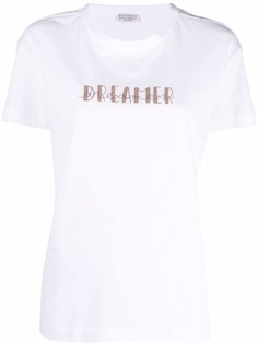 Brunello Cucinelli футболка с принтом Dreamers