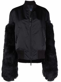 Yohji Yamamoto бомбер с длинными рукавами