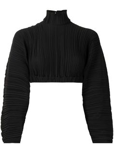 Dion Lee укороченный топ с плиссировкой