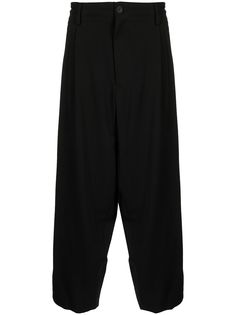Yohji Yamamoto брюки Gabardine 2Tuck Middle Wide