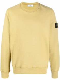 Stone Island толстовка с нашивкой-логотипом