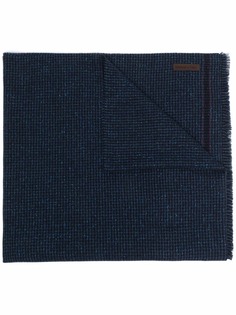 Ermenegildo Zegna шарф в ломаную клетку