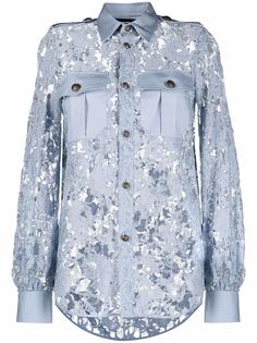 Dsquared2 кружевная блузка с длинными рукавами