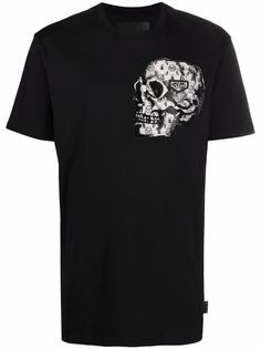 Philipp Plein футболка с принтом Stones Skull