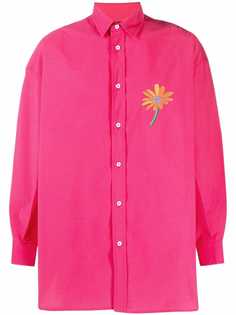 Jacquemus Toutou embroidered flower shirt