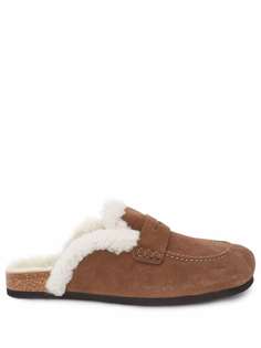 JW Anderson WOMENS SHEARLING LOAFER - LEATHER