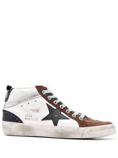 Golden Goose высокие кеды с нашивками