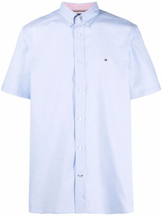 Tommy Hilfiger рубашка с вышитым логотипом