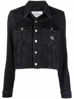 Calvin Klein Jeans джинсовая куртка с нашивкой-логотипом