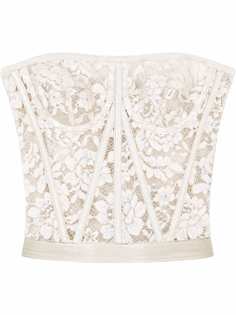 Dolce & Gabbana кружевной топ-бюстье