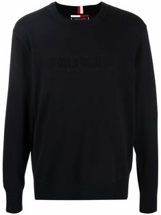 Tommy Hilfiger толстовка с тисненым логотипом