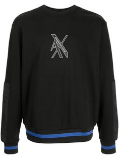 Armani Exchange толстовка с логотипом