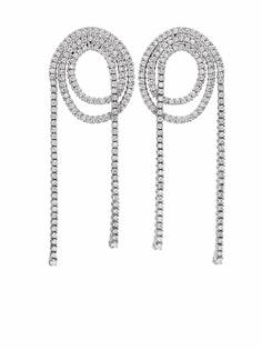 Delfina Delettrez серьги Unchain My Art из белого золота с бриллиантами