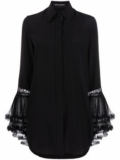Ermanno Scervino рубашка с контрастными манжетами