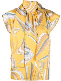 Emilio Pucci блузка с принтом Vortici