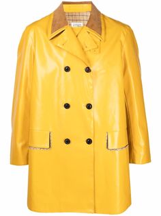 Maison Margiela двубортное расклешенное пальто