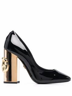 Dolce & Gabbana туфли на блочном каблуке с логотипом
