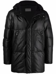 Corneliani пуховик с капюшоном