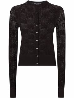 Dolce & Gabbana кардиган с жаккардовым логотипом