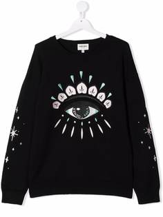Kenzo Kids джемпер с вышивкой