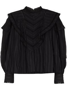 Isabel Marant Étoile блузка Reign с оборками