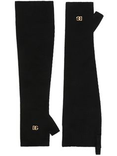 Dolce & Gabbana шерстяные перчатки-митенки