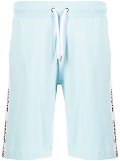 Moschino спортивные шорты с логотипом на лампасах