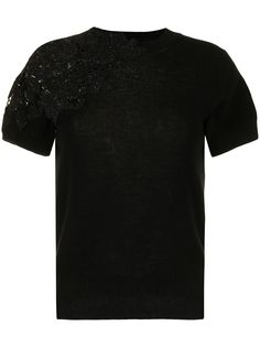 Ermanno Scervino кашемировый топ с кружевом