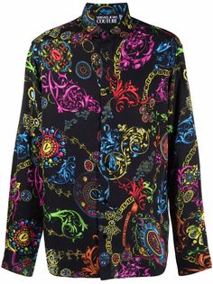 Versace Jeans Couture рубашка с длинными рукавами и принтом Regalia Baroque