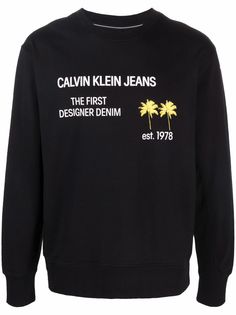 Calvin Klein Jeans толстовка с надписью