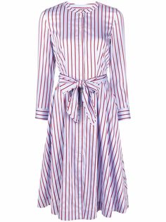Tommy Hilfiger приталенное платье-рубашка в полоску