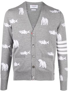 Thom Browne кардиган Animal Icon