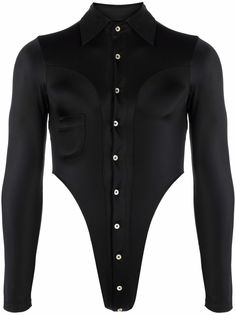 Ninamounah блузка Bipeds с длинными рукавами и вырезом