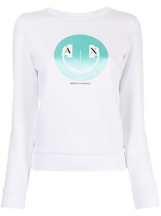 Armani Exchange толстовка с логотипом