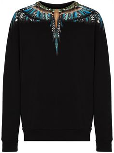 Marcelo Burlon County of Milan толстовка Grizzly Wings с круглым вырезом