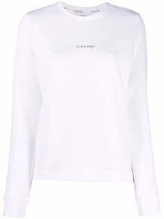 Calvin Klein футболка с длинными рукавами и логотипом