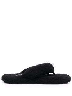 MM6 Maison Margiela флисовые шлепанцы