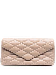Saint Laurent клатч-конверт Sade Puffer Envelope