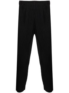 Homme Plissé Issey Miyake зауженные брюки с плиссировкой