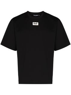 Dolce & Gabbana футболка с короткими рукавами и нашивкой-логотипом