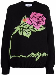 MSGM джемпер вязки интарсия