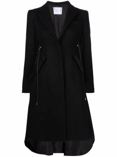 sacai пальто с кулиской