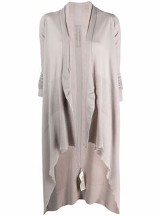 Rick Owens длинный шерстяной кардиган