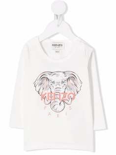 Kenzo Kids футболка с длинными рукавами и логотипом