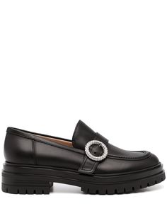 Gianvito Rossi лоферы с кристаллами