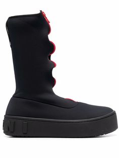 Marni ботинки на платформе с молнией