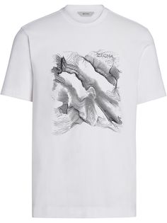 Z Zegna футболка с графичным принтом