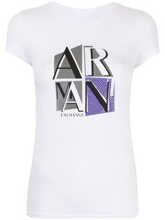 Armani Exchange футболка с логотипом