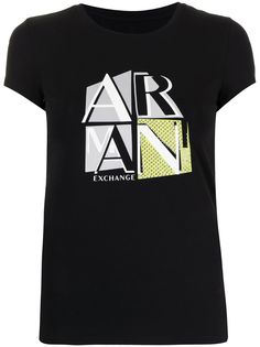 Armani Exchange футболка с логотипом
