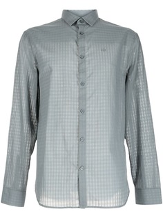 Armani Exchange клетчатая рубашка на пуговицах
